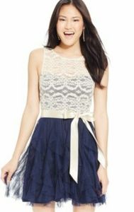 teeze Me ◾ Sleeveless Lace Mini Dress